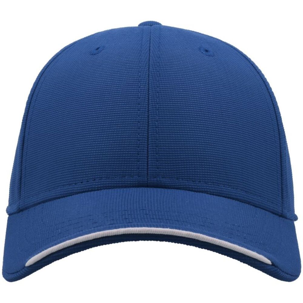 Atlantis Estoril 6 Panel Jacquard Recycled Baseball Cap / Royal Blue